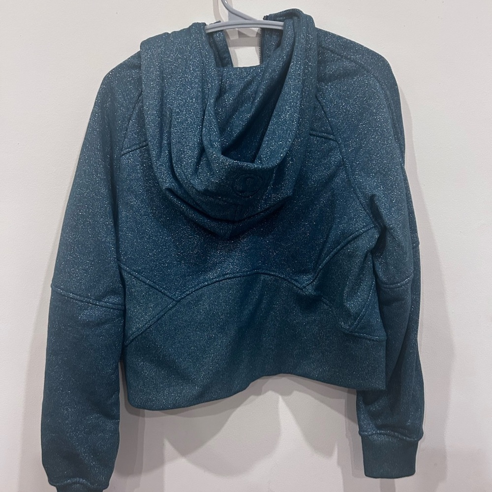 NWT Lululemon Sparkly Green Half-Zip Scuba Hoodie in Spark Special Edition XS/S - Picture 8 of 8